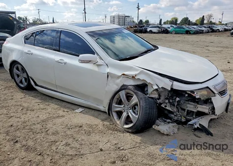 2012 Acura Tl z USA, uszkodzony, nr VIN 19UUA8F75CA008919